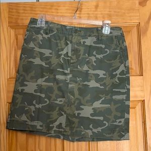 Camouflage skirt!